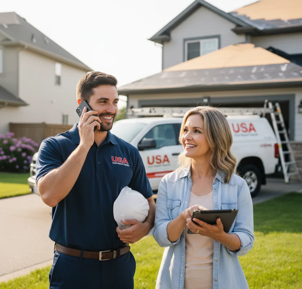 USA Roof Repair Experts customer support in Dousman